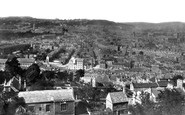 Bath, from Beechen Cliff (abbey right) 1876