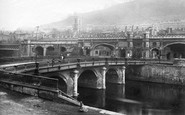 Bath, Old Bridge 1887