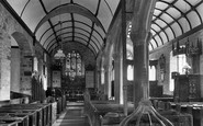 Alwington, Church interior 1907