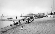 Southsea, Beach and the Clarence Pier 1890