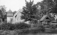 Headbourne Worthy, Church and Lychgate 1912