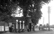 Hope-Under-Dinmore, Markhams Filling Station c1955