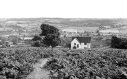Kington, view from Bradnor Hill c1965