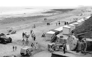 East Runton, the Beach c1955