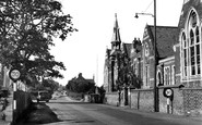 North Walsham, Hall Lane c1955