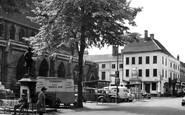 Lichfield, Market Square c1955
