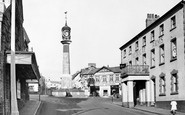 Tredegar, Town Clock and Circle c1955