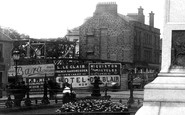 Ayr, Hoardings at Alloway Street and Dalblair Road Junction 1897