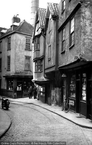 Photo of Bristol, Christmas Street c1950, ref. B212261