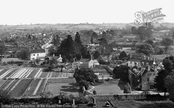 Thornbury, the Town from the Church Tower c1955