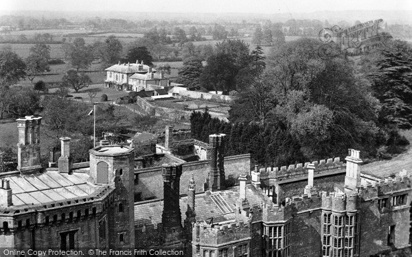 Thornbury, view from the Church Tower c1955