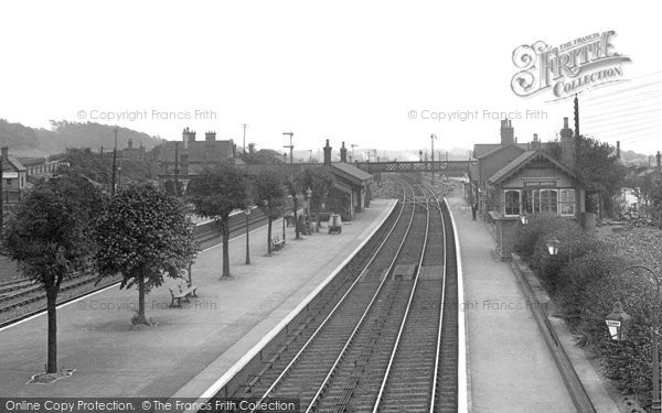 Sandy, Railway Station 1925