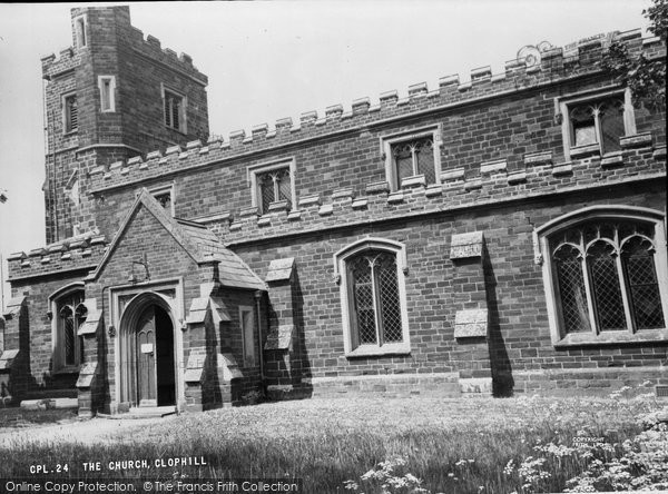 Clophill, the Church c1960