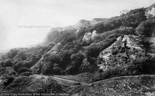 Rousdon, the Landslip 1900
