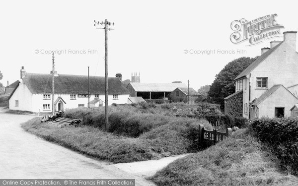 Parkham, view from Buckland Road c1955