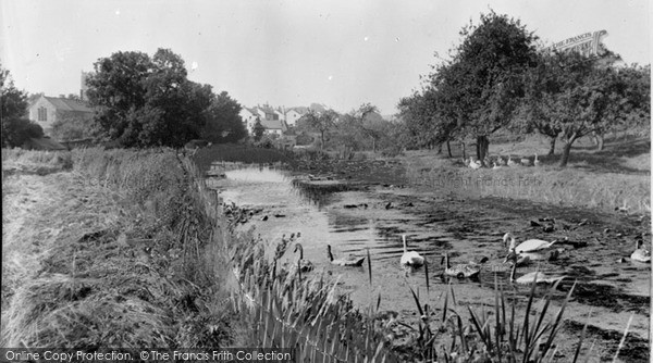 Sampford Peverell, the Canal and Church c1960