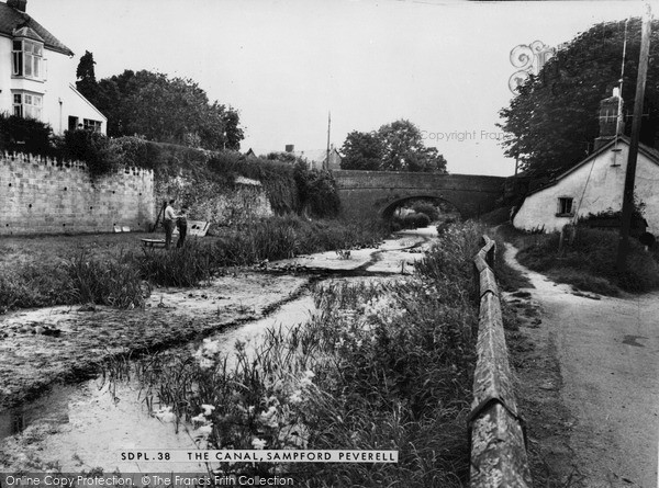 Sampford Peverell, the Canal c1960