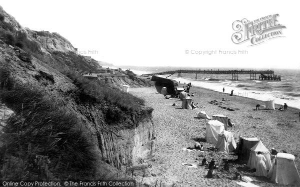 Southbourne, the Beach 1908