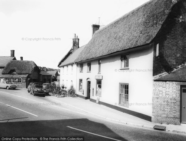 Milborne St Andrew, the Square and Post Office c1960