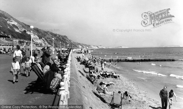 Southbourne, the Promenade c1955