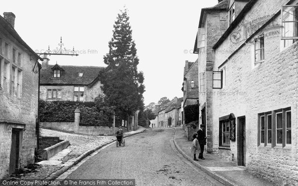 Bisley, High Street 1910