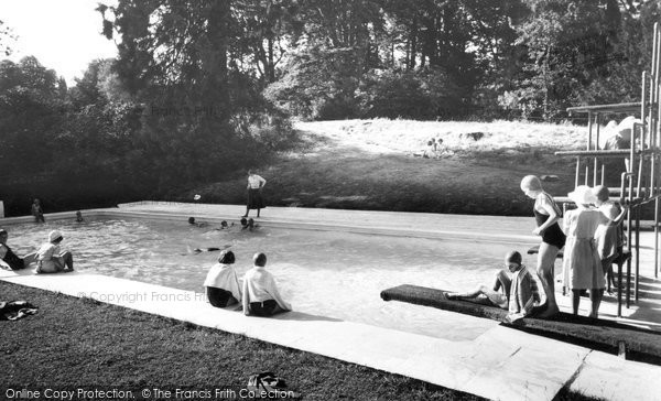 Bredenbury, Court, Swimming Pool c1960