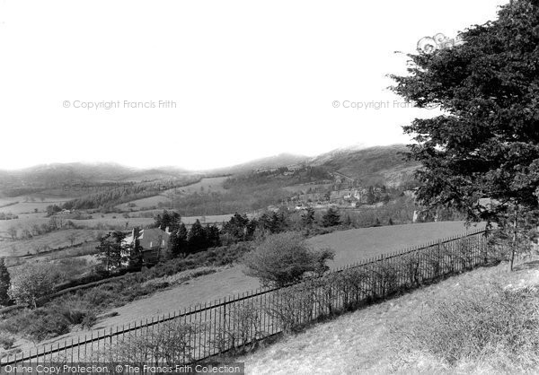 Colwall, Jubilee Drive and Worcestershire Beacon c1950