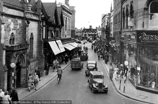Hereford, High Street c1950