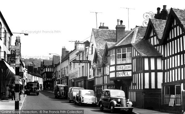 Ledbury, Ye Olde Talbot Hotel c1955