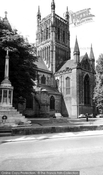 Photo of Worcester, the Cathedral c1960, ref. W141075
