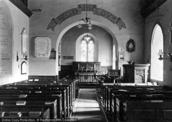 Whitney, the Church Interior c1950