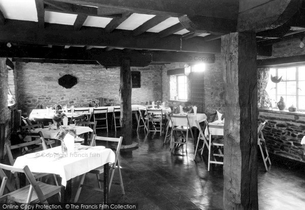 Winforton, Old Cross Restaurant, the Dining Room c1955