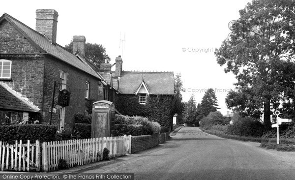 Wormelow, the Post Office and Village c1960
