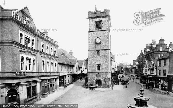 Photo of St Albans, Clock Tower and Market Cross 1921, ref. 70477