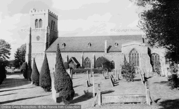 Photo of Hatfield, St Etheldreda's Church c1960, ref. H254057