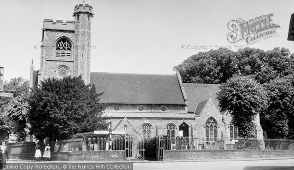 Photo of Welwyn, St Mary's Church c1955, ref. W293005