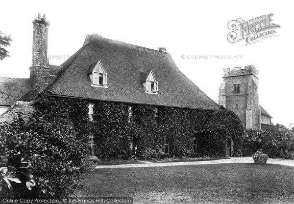 Photo of Great Chart, Court Lodge and Church 1908, ref. 60340