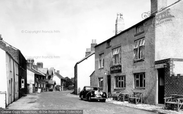 Churchtown, the Punch Bowl Inn c1955