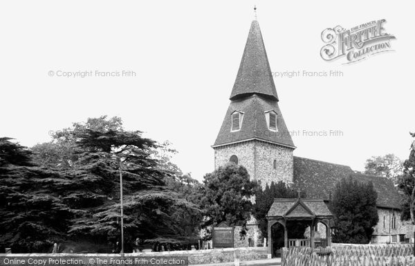 Bexley, St Mary's Church c1955