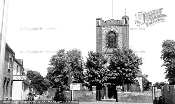 Dagenham, the old Church of St Peter and St Paul c1960