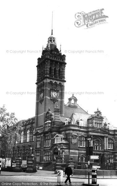 Woolwich Town Hall. Town Hall c1965, East Ham