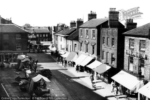 North Walsham, Market Place c1955