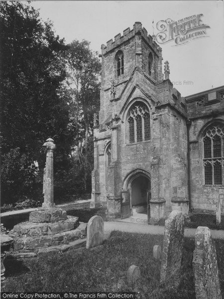 Crowcombe, Church and Old Cross 1929