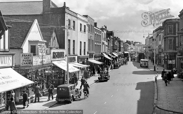 Taunton, East Street c1940