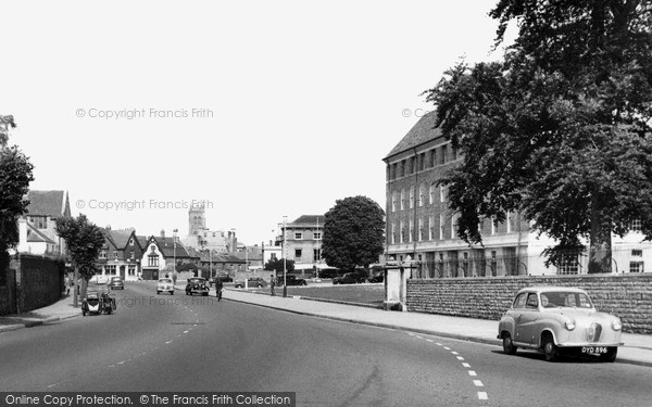 Taunton, Corporation Street and County Hall c1960