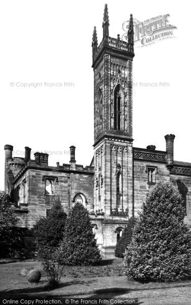 The Gothic Tower c1955, Alton Towers. The Frith logo will not appear on your 