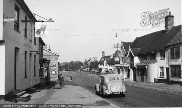 Debenham, High Street c1955.  (Neg. D121021)  © Copyright The Francis Frith Collection 2008. http://www.francisfrith.com