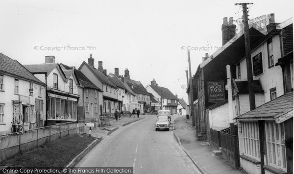 Debenham, High Street c1965.  (Neg. D121047)  © Copyright The Francis Frith Collection 2008. http://www.francisfrith.com