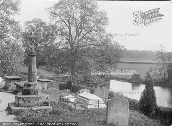 Ashow, Sundial and River c1880