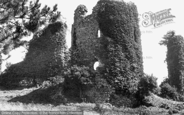 Narberth, the Castle c1955
